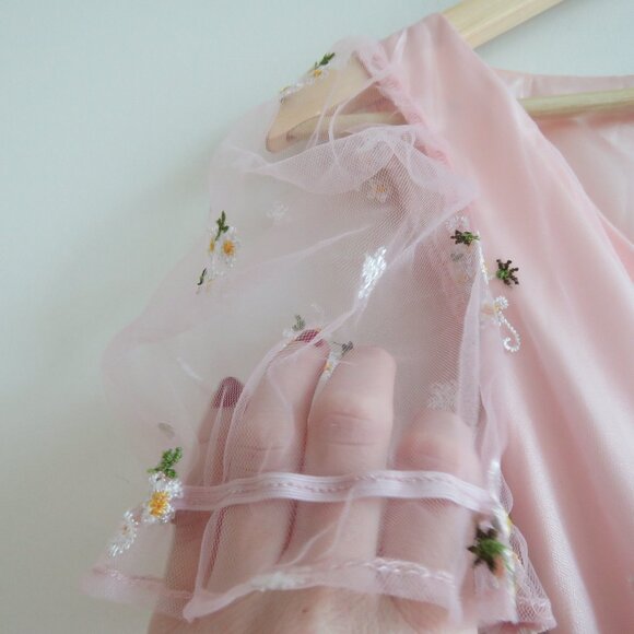 DOLLS KILL SUGAR THRILLZ Starlet Daze Babydoll Dress Floral Fairy Coquette NWT - Picture 5 of 16